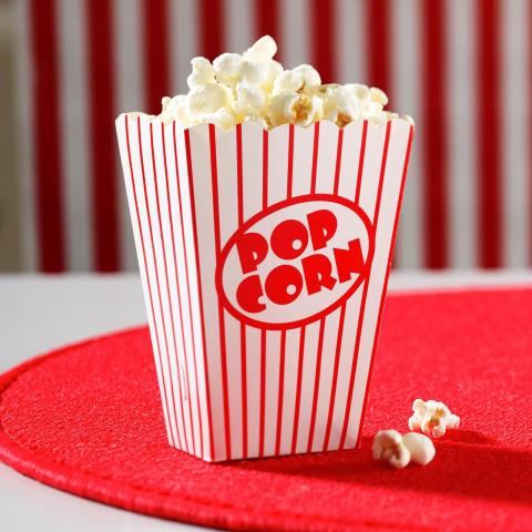 Picture of popcorn in popcorn box