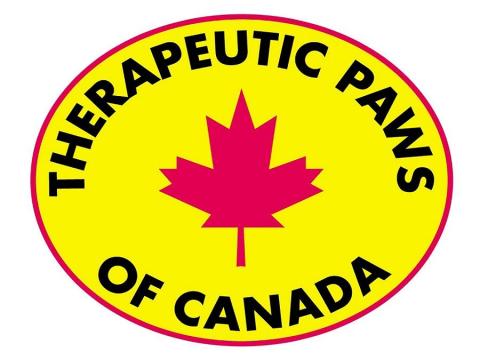 A logo for Therapeutic Paws.