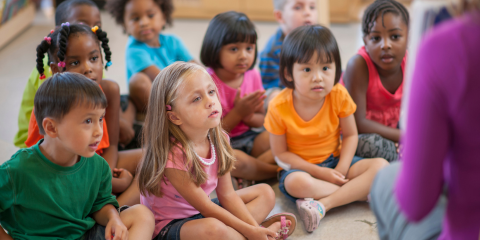 children being read to