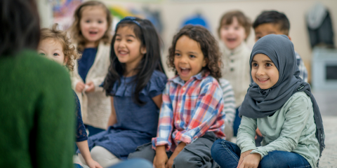 children being read to