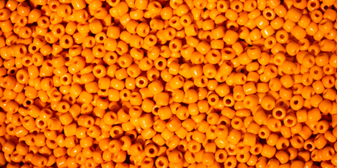 Orange beads