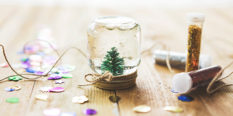 Homemade Snow Globes