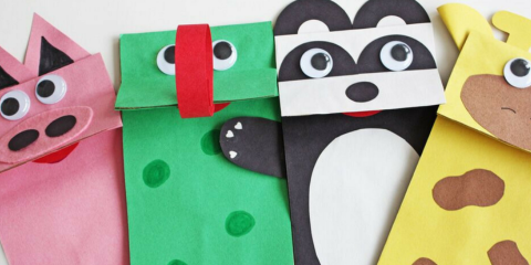 paper bag puppets