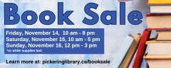 fall book sale graphic 