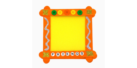 popsicle stick frame